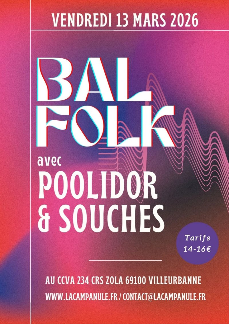 Bal folk avec Poolidor Trio et Souches