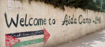 Table-ronde avec de jeunes Palestinien.es du camp d’Aïda