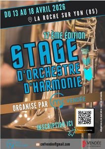 [Reprogrammé] 17e Stage d'orchestre d'harmonie