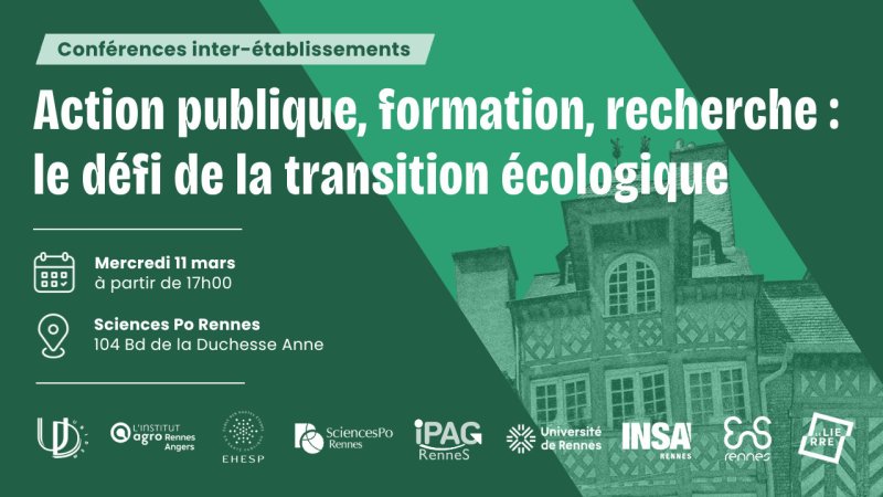 Action publique, formation, recherche : le défi de la transition écologique