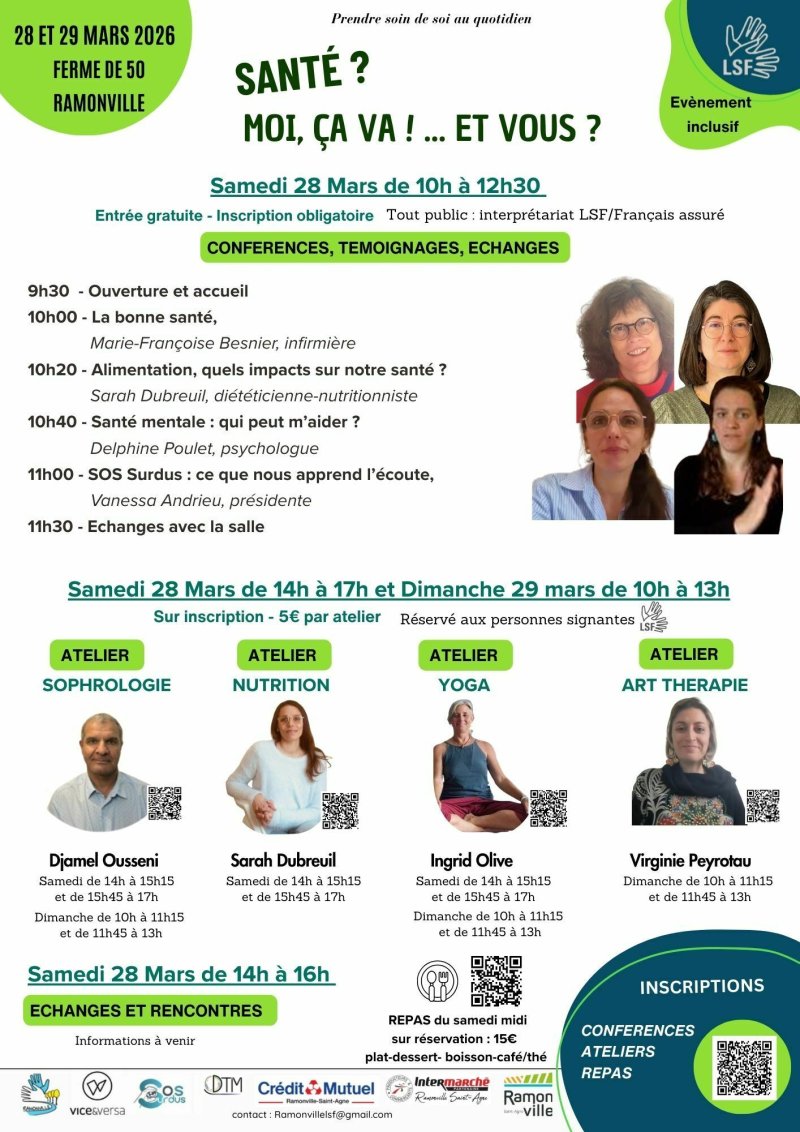 Journées Santé et Bien-être : "Santé ? Moi, ça va ! ... Et vous ?"
