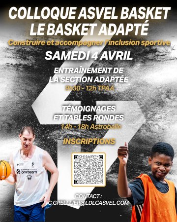 Colloque ASVEL Basket - Samedi 4 avril 2026