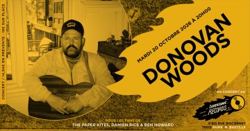 Donovan Woods en concert (côté Records)