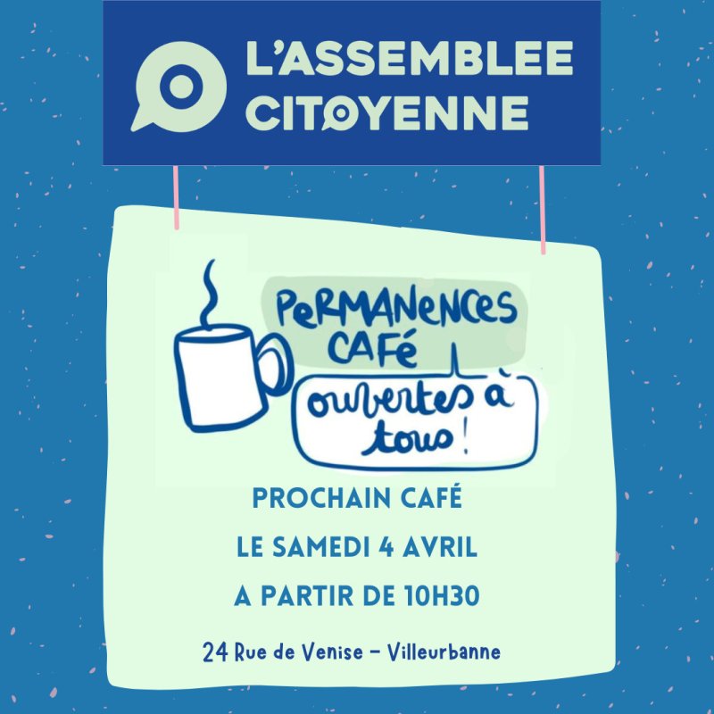 Café de l'Assemblée Citoyenne de Villeurbanne
