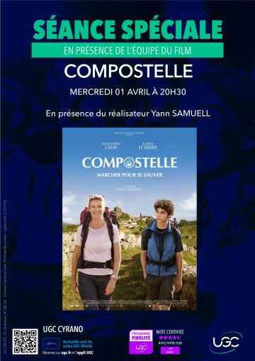 Projection du film Compostelle