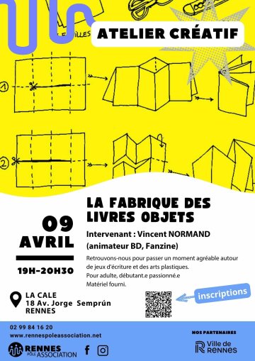 Atelier créatif - La Fabrique des livres objets