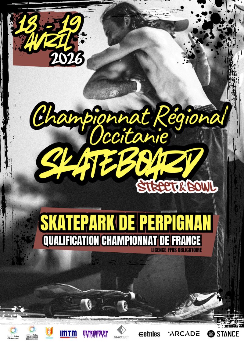 Championnat Régional Skateboard Occitanie - Street & Bowl