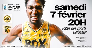 "Mon match à vélo" samedi 7 février Palais des Sports de Bordeaux