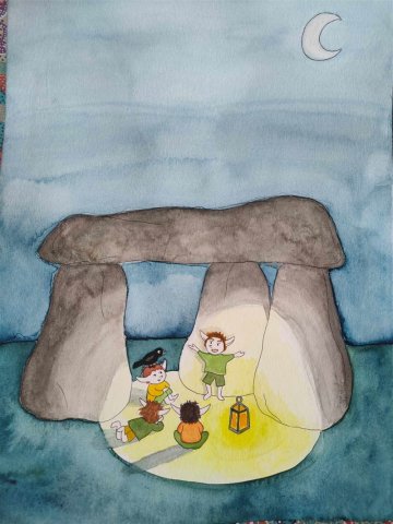 Au pied du dolmen