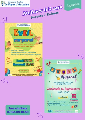 Ateliers parents/enfants 0-3 ans