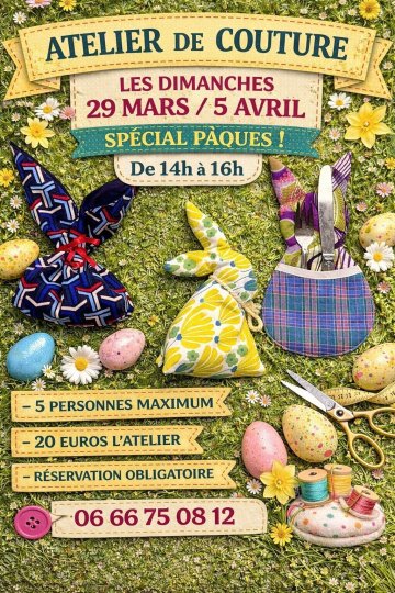 Atelier couture spécial Pâques