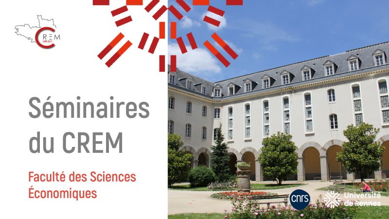 [Seminaire CREM] Présentation de Marco G. Palladino, Banque de France