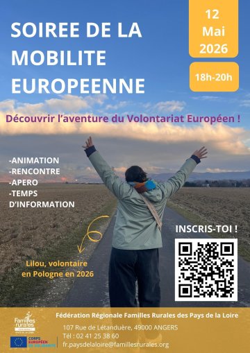 Soirée de la mobilité - découverte du volontariat européen avec le Corps Européen de Solidarité