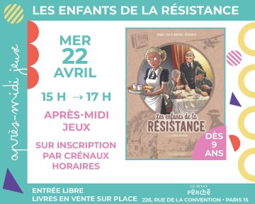 Après-midi jeux autour de la série « Les Enfants de la Résistance »
