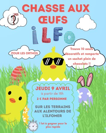 Chasse aux oeufs à l'ILFOMER !