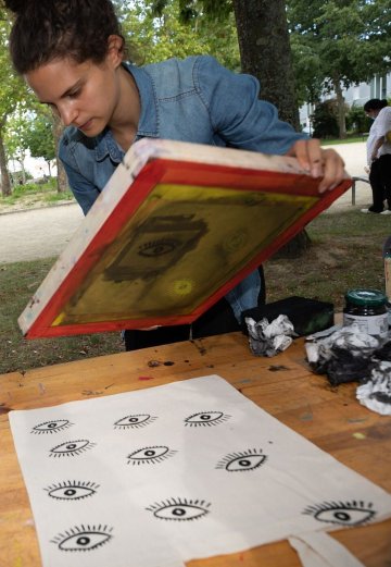 « Mémoire et création », ateliers artistiques avec Camille Bleu Valentin