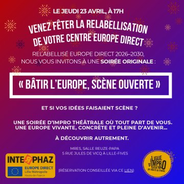 "BÂTIR L'EUROPE SCÈNE OUVERTE"