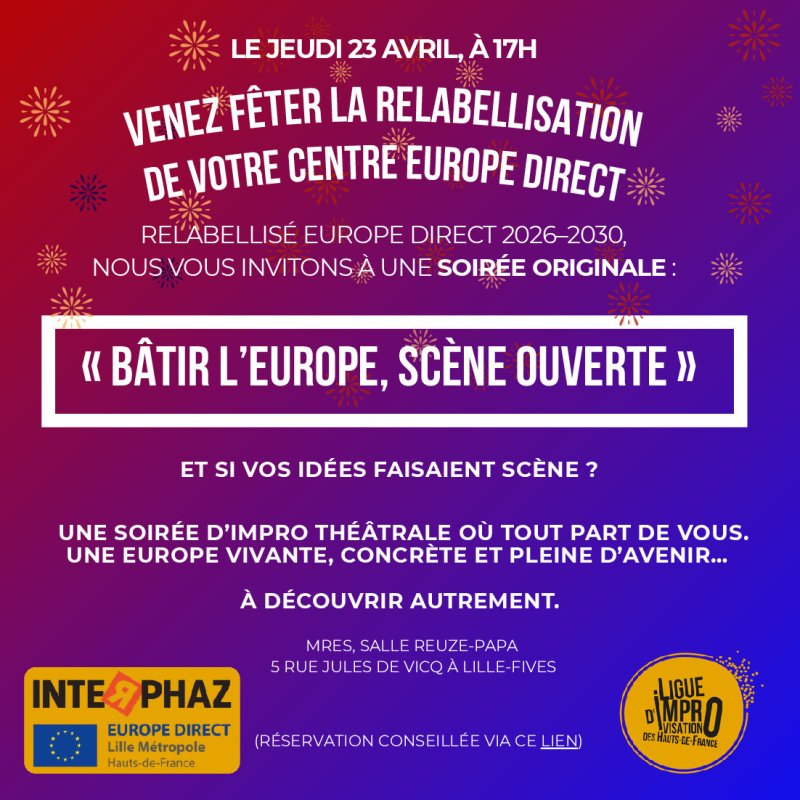 "BÂTIR L'EUROPE SCÈNE OUVERTE"