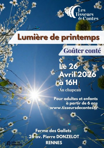 Après-midi contes : des histoires au goûter - Les Tisseurs de contes