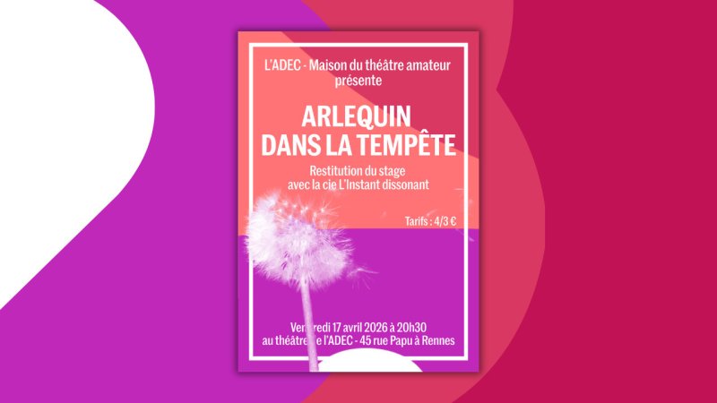 Arlequin dans la tempête
