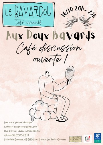 Aux Doux Bavards, café discussion