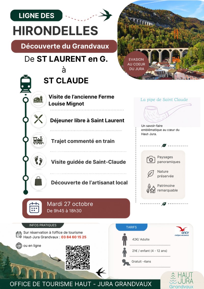 Excursion sur la Ligne des Hirondelles