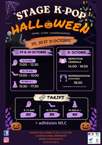 Stage de K-Pop Halloween