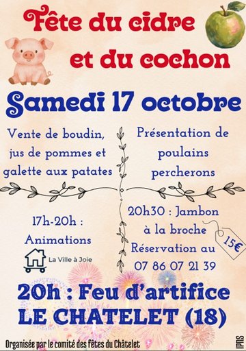 Fête des pommes et du cochon au Châtelet