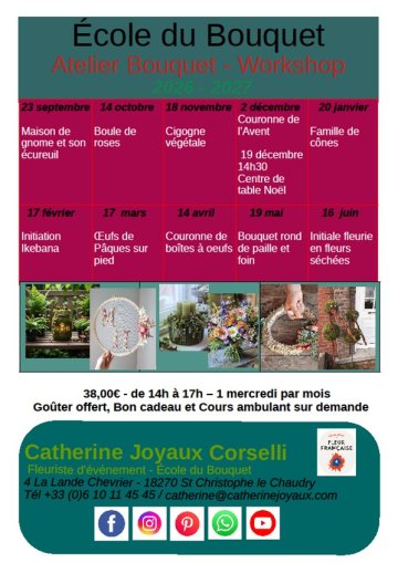 Atelier Bouquet - Worshop à l'Ecole du Bouquet