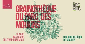 Echanges de graines à la grainothèque au Parc des Moulins