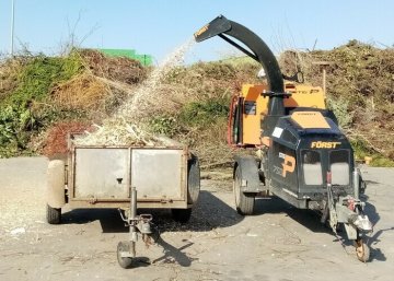 Broyage de végétaux à la déchèterie de Dangé-Saint-Romain (sur inscription)
