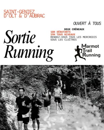 Sortie running trail à St Geniez d'Olt
