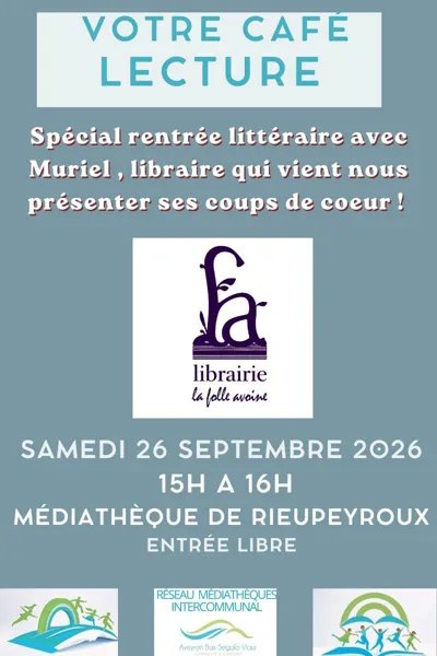 Café Lecture spécial rentrée littéraire