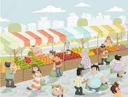 Marché traditionnel à Salles-Courbatiès