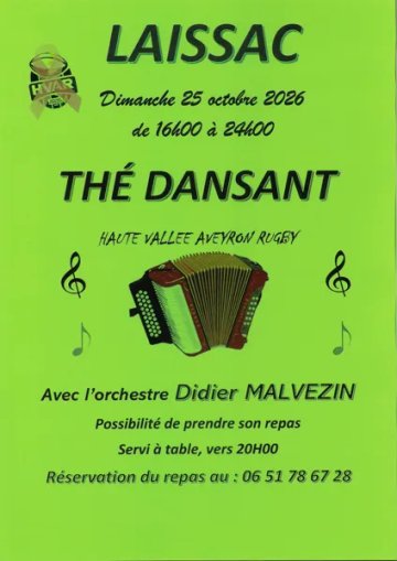 Thé dansant de l'HVAR à Laissac
