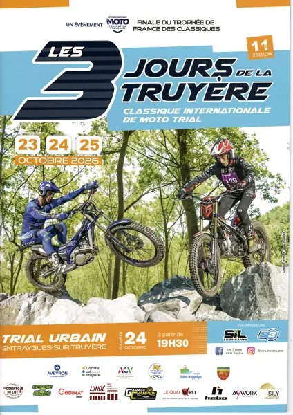 Les 3 jours de la Truyère - Classique internationale de moto trial