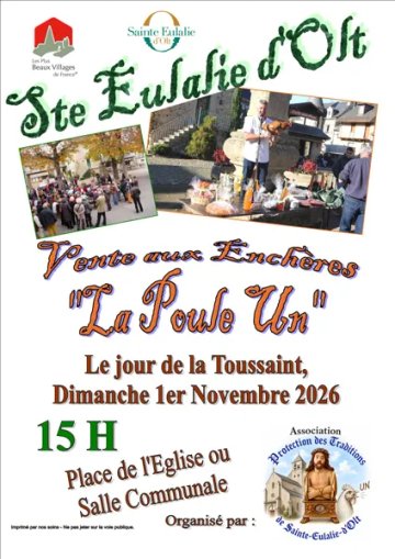 Vente aux enchères "la Poule UN"
