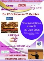 [Reprogrammé] Stage d'Harmonie Adultes