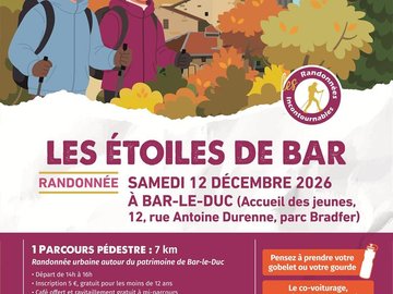 Randonnée les étoiles de Bar