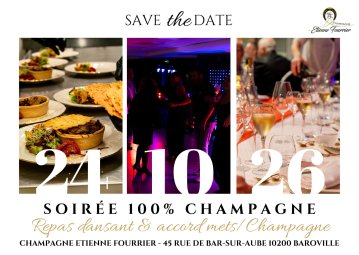 Soirée 100% Champagne au Champagne Etienne Fourrier