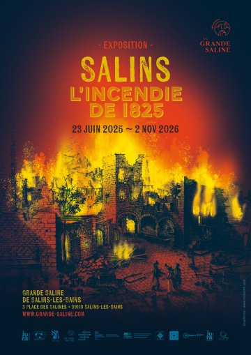 Salins, l'incendie de 1825