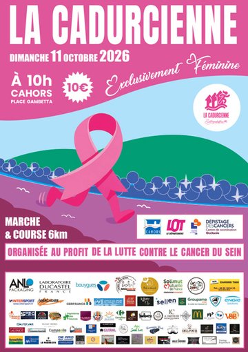 Octobre rose à Cahors : "La Cadurcienne"