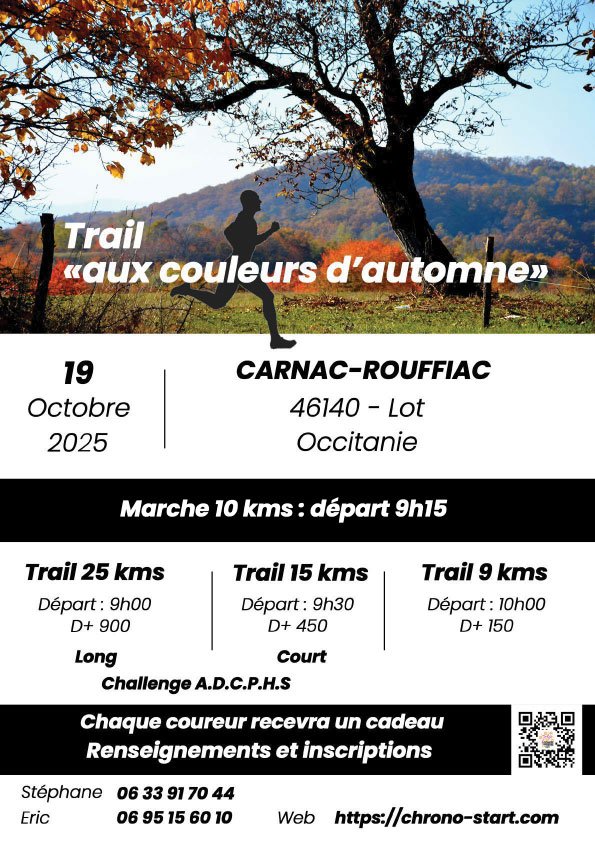 Trail "Aux couleurs d'automne"