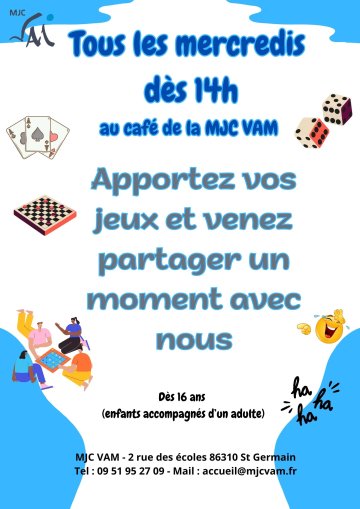 Mercredi jeux de société