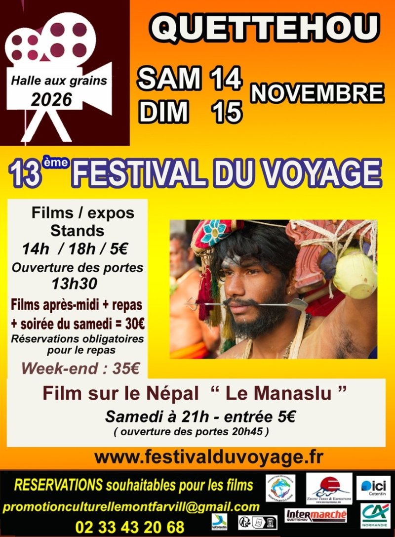 13ème Festival du voyage à Quettehou