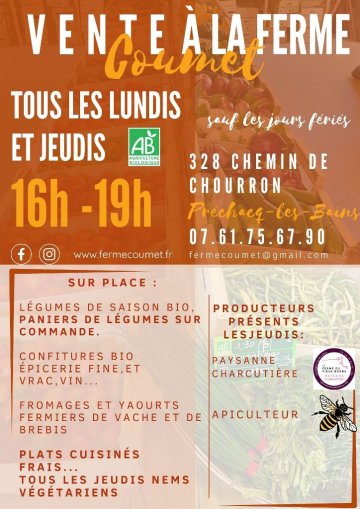 Marché vente à la ferme