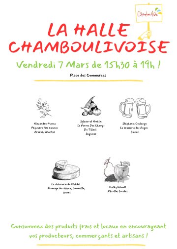 Marché à la Halle Chamboulivoise