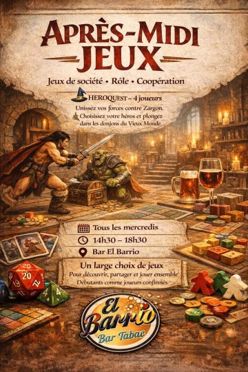 APRÈS-MIDI JEUX DE SOCIÉTE