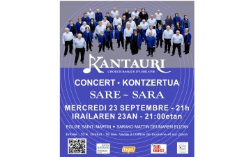 Concert de la chorale Kantauri Abesbatza