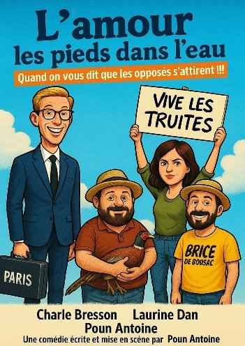 « L’AMOUR LES PIEDS DANS L’EAU »
